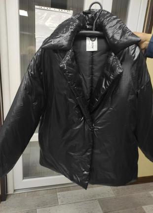 Куртка жіноча стильна чорна розмір xs