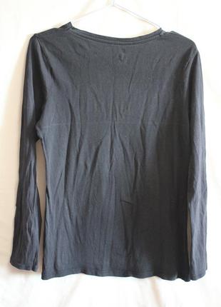 Базовая чёрная кофта стретч 2