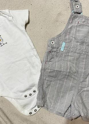 Пакет летней одежды на мальчика 6-9 месяцев2 фото