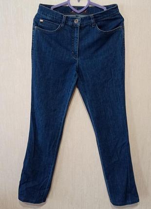 Темно-синие качественные джинсы на высокий рост, р. 46-482 фото