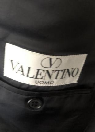 Піджак вовняний чорний valentino7 фото