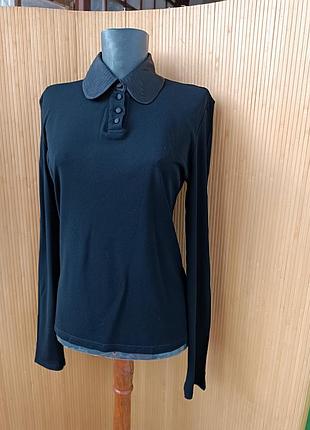 Трикотажна чорна блуза kenzo jungle