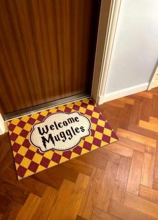 Коврик под дверь 40*60см "welcome muggles"1 фото