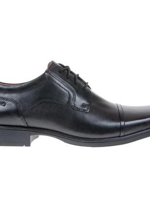 Туфлі чоловічі шкіряні черевики мужские туфли clarks huckley cap