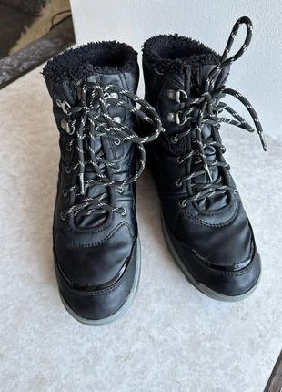 Зимние кроссовки на мембране в стиле ecco3 фото