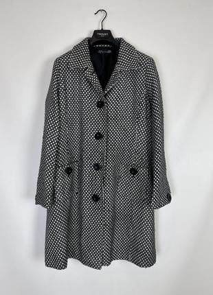 Пальто xl черно белое пальто joanna hope 18