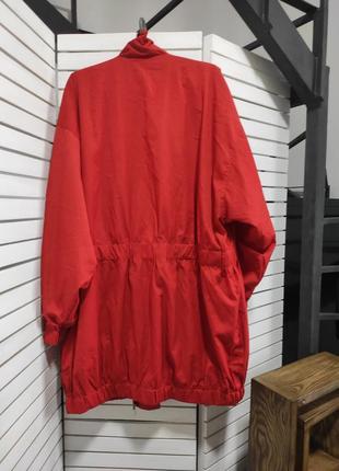 Куртка красная женская 54 56 4xl 3xl 5xl ветровка3 фото