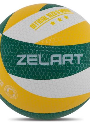 Мяч волейбольный клееный №5 zelart vb-9000