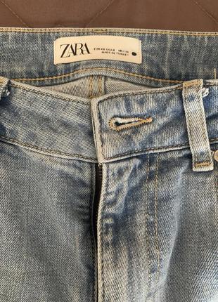 Стильные джинсы zara клеш2 фото