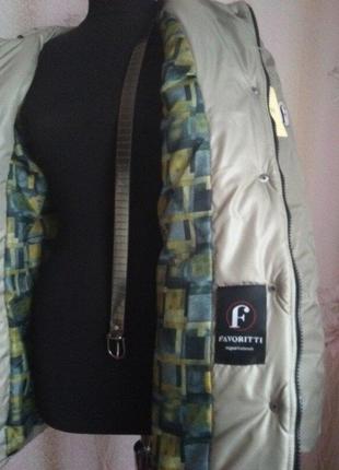 Модная женская стеганая куртка без воротника, салат/оливка, р. 46, украина8 фото