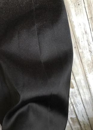 Изысканное элегантное дизайнерское сатиновое платье-футляр миди с эффектом омбре karen millen5 фото