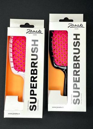 Janeke superbrush  гребінець продувний, щітка для волосся