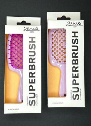 Janeke superbrush  гребінець продувний, щітка для волосся5 фото