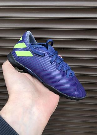 Adidas nemeziz messi 19.3 tf 28р 16,5см сороконіжки футбольні оригінал