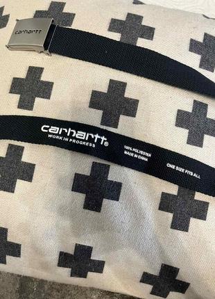 Ремінь carhartt кархарт чорний 120 см пояс3 фото