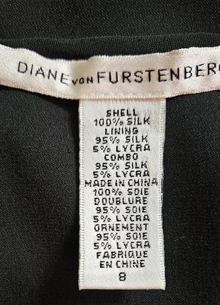Оригинальное шёлковые платье diane von furstenberg с разноцветным принтом пейсли6 фото