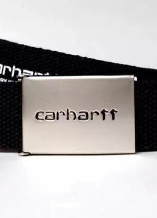 Ремінь carhartt кархарт чорний 120 см пояс