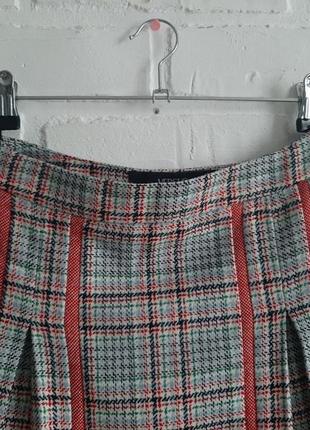 Брендовая шерстяная юбка мини versus (versace)3 фото