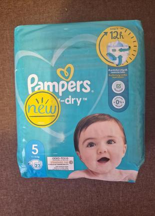 Pampers baby-dry 5 на 23 шт.