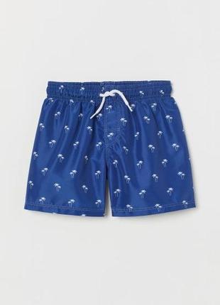 Пляжные шорты для мальчика h&m, размер 2-4, 4-6 и 6-8 лет1 фото