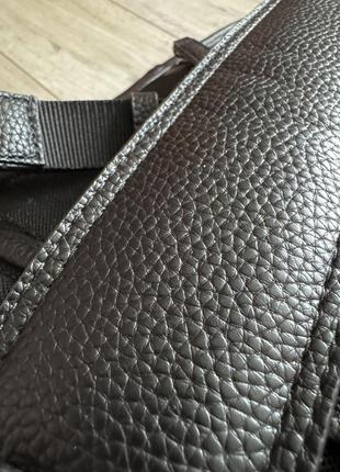 Zara рюкзак шкіряний, шкірзам, портфель, великий для ноутбука7 фото
