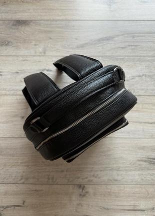 Zara рюкзак шкіряний, шкірзам, портфель, великий для ноутбука4 фото