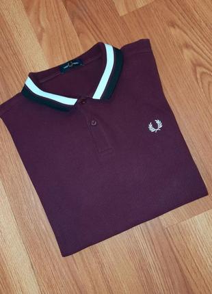 Мужская футболка поло fred perry большой размер.6 фото