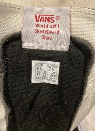 Черные высокие кеды vans8 фото