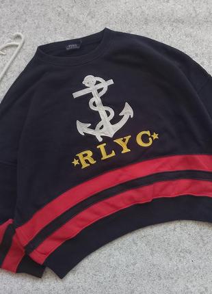 Укороченный свитшот polo ralph lauren