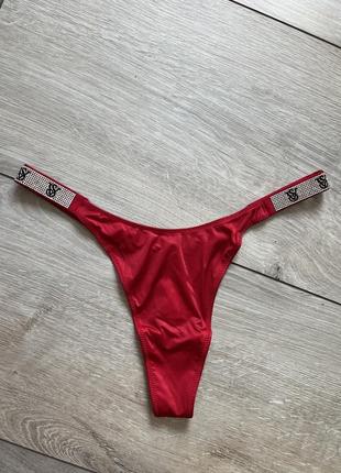 Трусы виктория секрет victoria’s secret с камушками