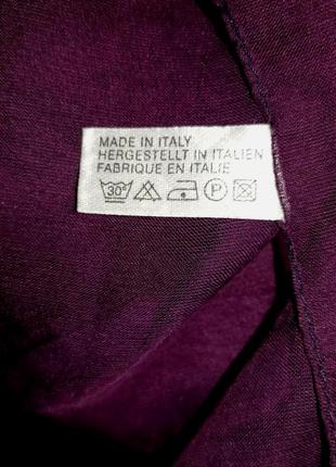 Легкий фиолетовый полупрозрачный шарф jago италия +подарок7 фото