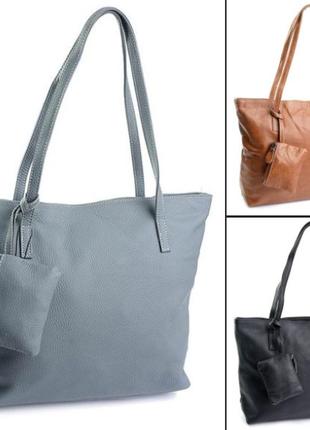 Женская сумка натуральная кожа 42 см х 30 см
