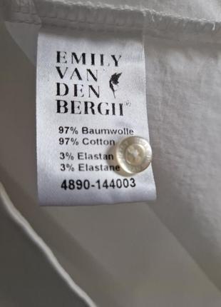Белая рубашка emily van den bergh7 фото