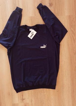 Мужской свитшот батал двунить 3