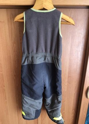Комбинезон, брюки, еврозима, внутрі фліс, размер 92-98 см, jako-o.2 фото