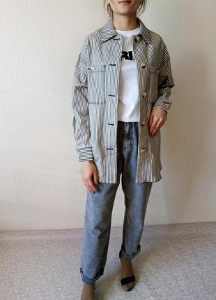 Джинсова куртка-сорочка zara розмір s та l оригінал4 фото