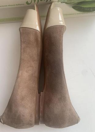 Туфлі балетки  з відкритим носком , 38 р, 24,5 см4 фото