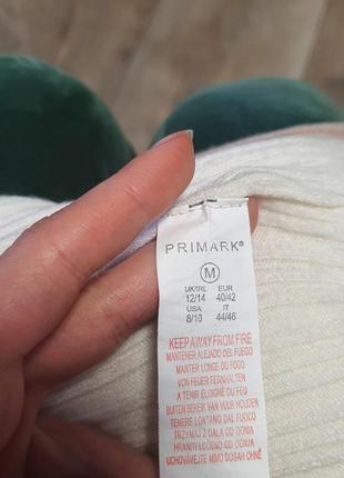 Качественный молочный базовый джемпер/водолазка/гольф primark s-m6 фото