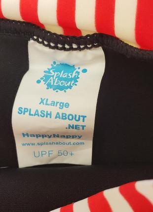 Подгузник для плавания плавки splash about happy nappy xl 12-18-24 м 80-86-92 см4 фото