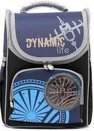 Рюкзак-короб ортоп olli dynamic life nool-3814-1 синій/сірий