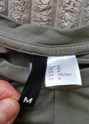 Топ h&m хаки женский короткий кофта6 фото