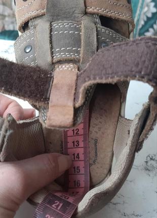 Детские кожаные сандалии босоножки мальчишку хайтопы мокасины закрытая пятка носок7 фото