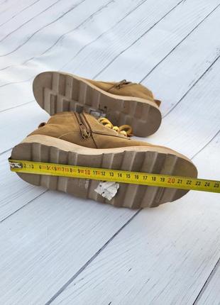 Кожаные коричневые ботинки 23-23.5 см для мальчика3 фото