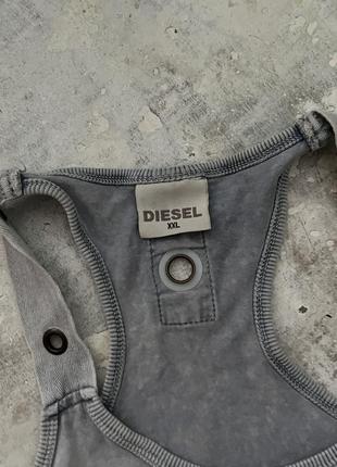 Майка diesel у стилі y2k distressed6 фото