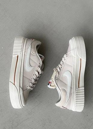 Nike court legacy white/beige кросівки, кроссовки2 фото