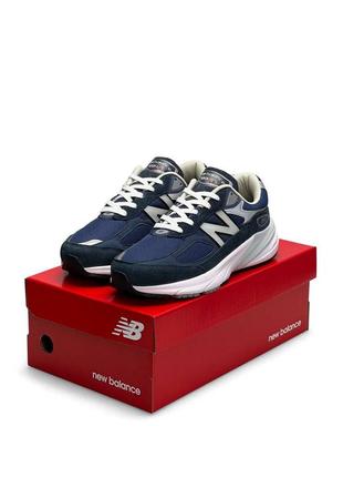 👕чоловічі кросівки new balance 990v6 navy white