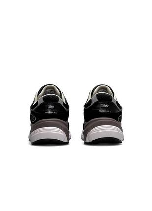 👕мужские кроссовки new balance 990v6 black white3 фото