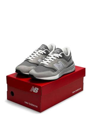 👕мужские кроссовки new balance 997r gray white