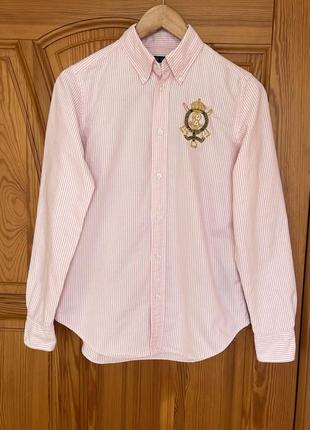 Бавовняна  сорочка в смужку ralph lauren xs-s