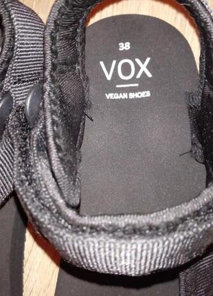 Босоножки новые vox vegan shoes швеция размер 38-24.5 см5 фото